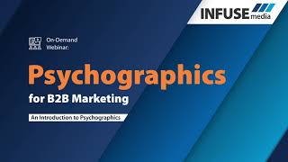 Psychographics for B2B Marketing An Introduction to Psychographics [upl. by Yesnik]