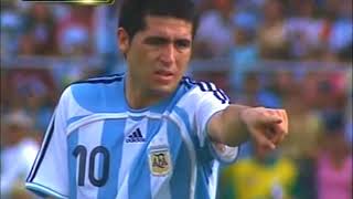 Riquelme vs Brasil Final Copa America 2007 [upl. by Kaden504]