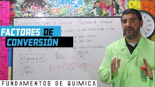 1Fundamentos para Química 61 Factores de Conversión [upl. by Audie905]