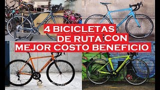 4 Bicicletas de Ruta 2018 con Mejor Costo Beneficio [upl. by Anirbaz]