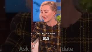 Saoirse Ronan Talks About Dating On The Ellen Show shorts saoirseronan saoirse youtubeshorts [upl. by Seluj]