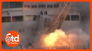 1982 Falklands War  Lethal Air Attacks On British Ships [upl. by Ondine750]