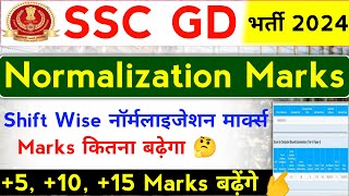 SSC GD Normalization Marks 2024  SSC GD Normalized Score 2024  SSC GD कितने Marks बढ़ेंगे [upl. by Marden727]