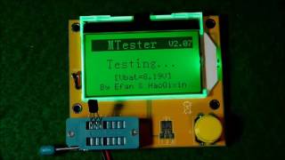 UEB LCR T4 ESR Meter Transistor Tester Diode Triode Capacitance SCR Inductance Intelligent componen [upl. by Clift757]