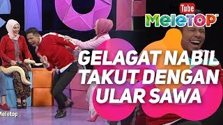 Gelagat Nabil takut dengan ular sawa   Dukun I MeleTOP [upl. by Westfall244]