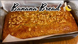 Easiest Banana Bread Recipe 🍌No Mixer [upl. by Soisinoid403]