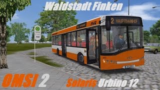 OMSI 2 Waldstadt Finken v2 Lines 2  43 Solaris Urbino 12 [upl. by Yelsgnik246]