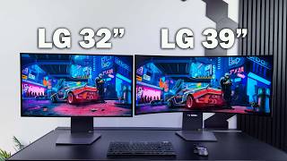 BEST OLED Gaming Monitor LG UltraGear 32GS95UE vs 39GS95QE 8 months later [upl. by Heman6]