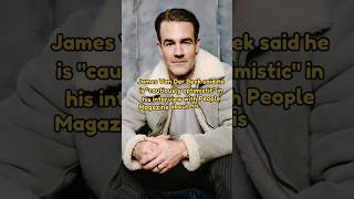 James Van Der Beek is quotCautiously Optimisticquot Amid Stage 3 Colon Cancer Diagnosis jamesvanderbeek [upl. by Janos]