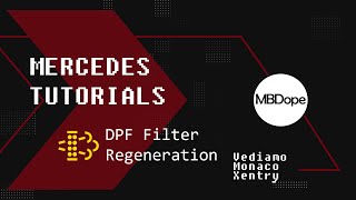 Mercedes DPF Filter Regeneration Xentry [upl. by Dloreh]