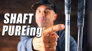 Golf Shaft PUREing  Does It Actually Help PURE vs Non PURE [upl. by Eonak]