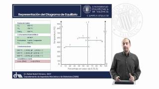 Representación de Diagramas de Equilibrio a partir de las Transformaciones Eutectoide  2193  UPV [upl. by Nerraf391]