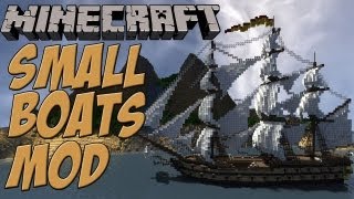 Minecraft Mods  Small Boats  162 [upl. by Keraj656]