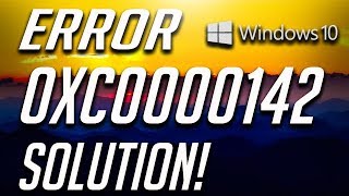 How to Fix Esrvexe Error 0xc0000142 in Windows 10  Tutorial [upl. by Dnomyaw469]