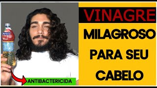 VINAGRE DE MAÇÃ NO CABELO  COMO USAR  Cabelo Masculino [upl. by Deuno]