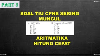 fr TIU CPNS 2021 Soal Hitung Cepat dan Jawaban  MARU MATH [upl. by Artinak]