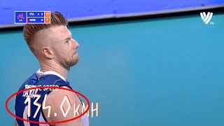 Ivan Zaytsev Serve 134 Kmh  New World Record  Volleyball National League [upl. by Aicire]