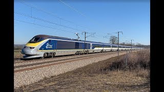 Eurostar TGV OUIGO InOui à grande vitesse en France [upl. by Roter]