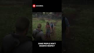 Some people don’t deserve respect rdrgameplay rdr2 rdr arthurmorgan johnmarston funny respect [upl. by Valdis]