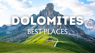 10 Best Places to Visit in Dolomites  Italy Travel Guide [upl. by Ettenahs359]