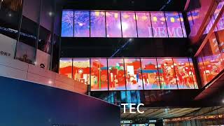 Building glass facade OOH showcase Skyline10 [upl. by Acimot]