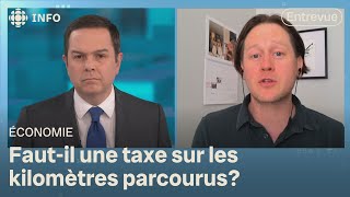 Une taxe kilométrique pour financer les routes  Zone économie [upl. by Deryl582]