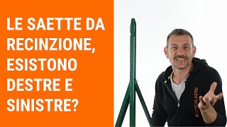 Saette per recinzione Esistono destre e sinistre [upl. by Dolly]