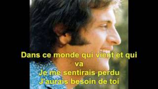 Et Si Tu NExistais Pas  Joe Dassin Lyrics [upl. by Anelrac]