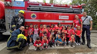 “Conoce Tu Profesión” Cuerpo de Bomberos Voluntarios en el CDI Caritas Alegres Guatapé 2024 [upl. by Eenolem142]