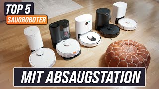 SAUGROBOTER mit ABSAUGSTATION im Test amp Vergleich 2021  Die 6 besten Reinigungsstationen [upl. by Divod]