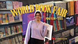 i went to the world book fair 24 mini vlog  haul [upl. by Ozner852]