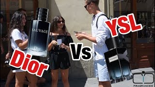 Yves Saint Laurent Y edp vs Dior Sauvage edt  fragrance test [upl. by Aniala]