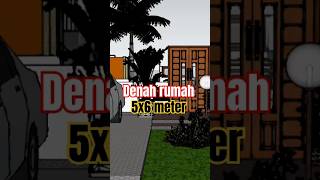 Denah 5x6 meter ‼️ denahrumah desaininterior rumah [upl. by Ailak83]