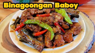 BINAGOONGANG BABOY  Pork Binagoongan [upl. by Yesnik]