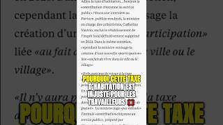 💥 Une nouvelle taxe qui frappe les travailleurs  😡💶 impots taxes [upl. by Nyladam195]