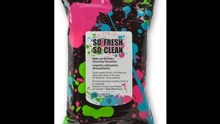 Product ReviewSo Fresh So Clean Makeup Remover Cleansing Towelettes [upl. by Stephanus]