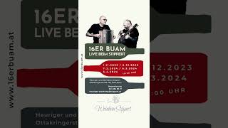 16er Buam Live in Ottakring beim Stippert wienerlied [upl. by Anirtal627]