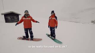 Snowsurfing Tutorial  How to Snowsurf Style of Snowboarding [upl. by Harak934]