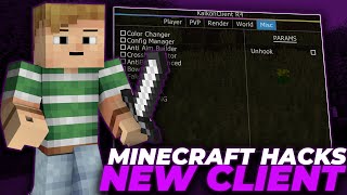 Minecraft Hacked Client  Minecraft Mod Menu  PC  Minecraft Hacked Client Mod  Minecraft Hacks [upl. by Einallem]