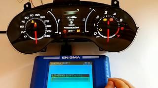 Fiat EgeaTipo Dodge Neon Speedometer dash OBD2 programming with Enigmatool [upl. by Straus884]