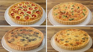 How to Make a Quiche – 4 Easy Recipes [upl. by Araec]