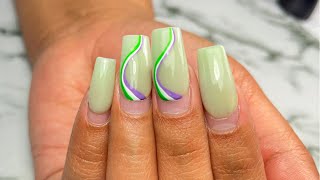 HOW TO Refill a 6 week old set  UPDATED VERSION Acrylic Nails Tutorial [upl. by Ruiz238]