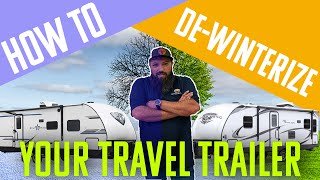 The Best Way To Dewinterize Your Travel Trailer Quick amp Easy [upl. by Ianthe719]