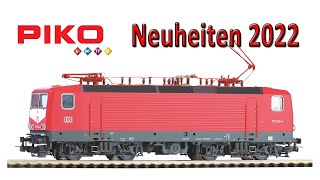 🔥🚆 PIKO Modellbahn Neuheiten 2022  Spur H0 TT N amp G [upl. by Ecinnahs170]