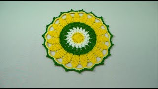 POSA PLATOS tejido a crochet paso a paso [upl. by Eiveneg]