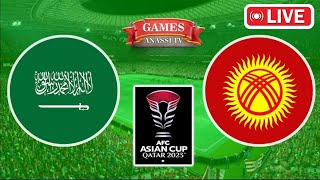 🔴⚽ Live Match Saudi Arabia vs Kyrgyzstan 🔴⚽  AFC Asian Cup 2024  eFootball PES Gameplay PC HD [upl. by Hesther623]