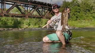 Breaking Down River Eddies for Smallmouth Bass [upl. by Aenyl94]