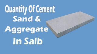 How to Calculate Quantity for Cement  Sand amp Aggregate in Concrete [upl. by Decrem]