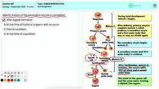 Complete Guide to Gametogenesis  Key Facts for Q146 NEET Zoology 2020 [upl. by Inglis]