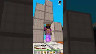 Bro Had No Chance Against Me clutch minecraft hypixel gaming hacker shorts bedwars viral [upl. by Orgalim]